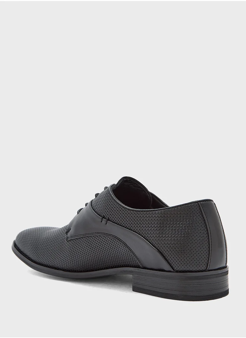 Robert Wood Textured Formal Lace Up