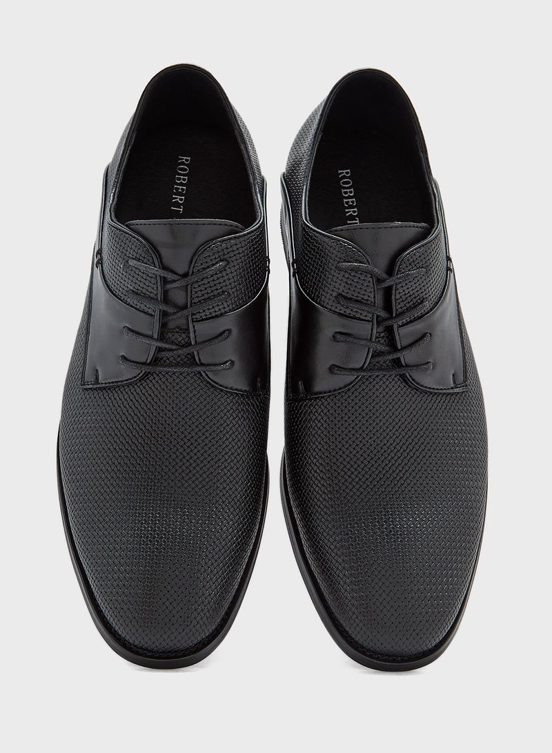 Robert Wood Textured Formal Lace Up  - Image 4