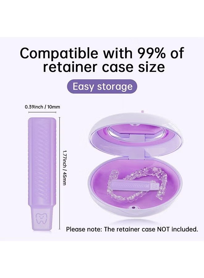 واي جيه 4 قطع مضغ التقويم لتقويم الأسنان ، هلام السيليكا المحمولة تقويم الأسنان ، متوافق مع تقويم الأسنان الشفاف الملونة - Image 2