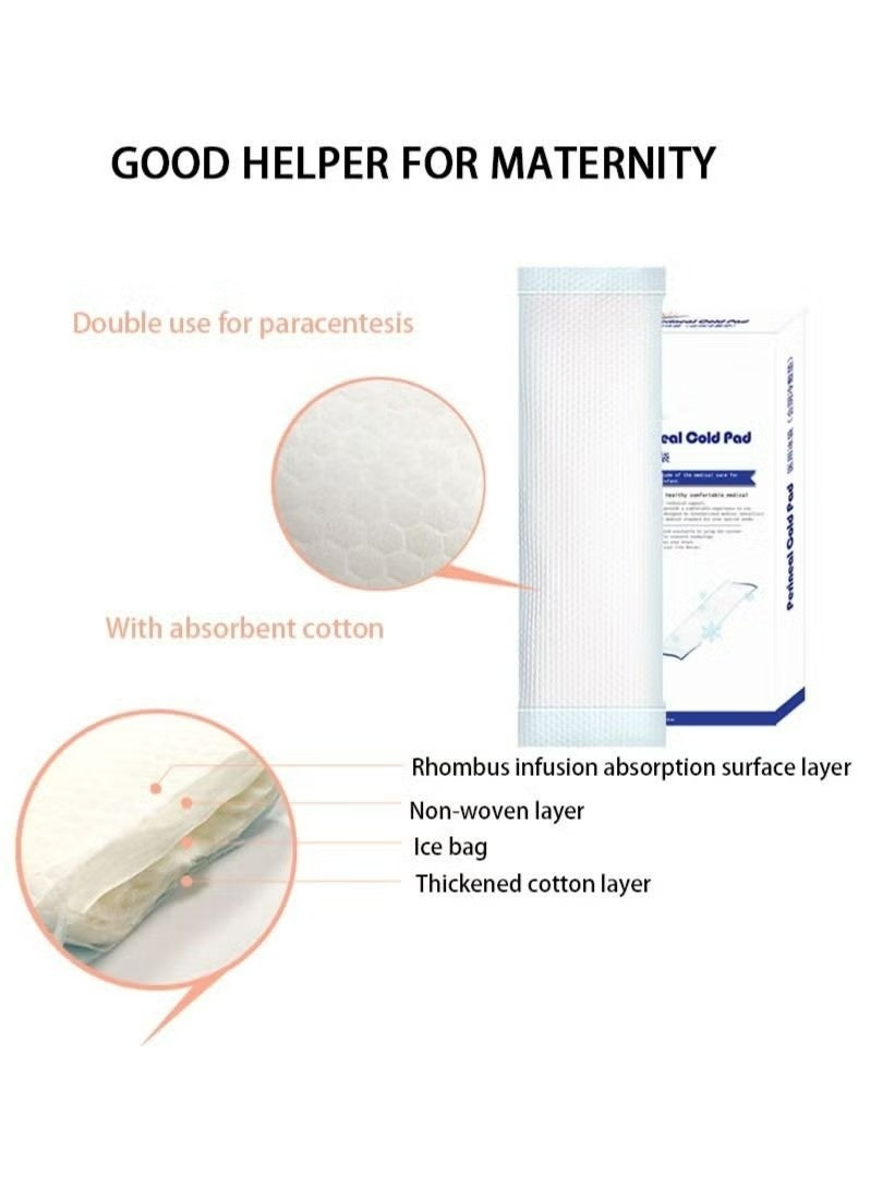 HONS Perineal Cold Pads，Instant Postpartum Pads for Women After Birth - Ice Packs for Postpartum Care - 1 Individually Wrapped Postpartum Ice Packs for Your Postpartum Essentials - Image 2