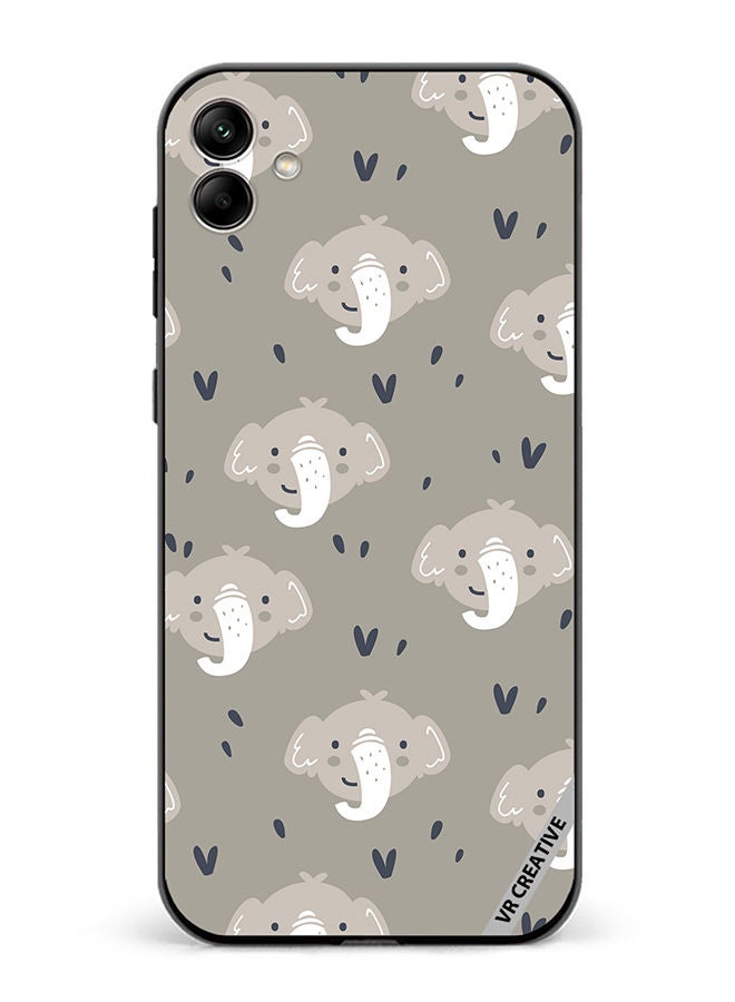 VR CREATIVE Protective Case Cover For Samsung Galaxy A04 Elephant Design Multicolour - Image 1