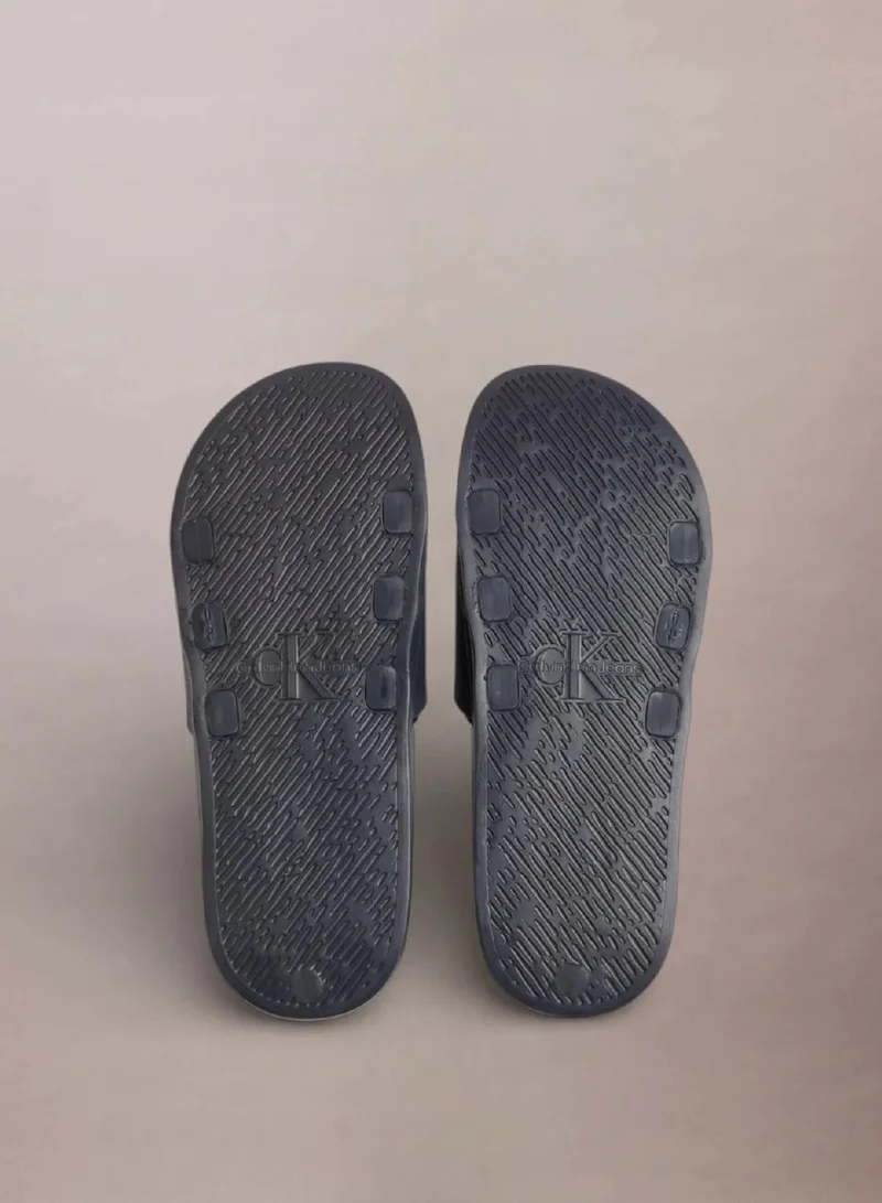 Calvin Klein Ck Navy Norwich - Contoured Logo Sliders for Men | Best Price UAE