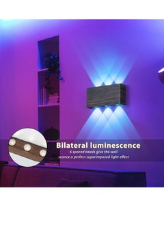 جنرال اللون RGB بطارية الجدار الخفيفة مع التحكم باللمس التبديل الصمام المغناطيسي بطارية الجدار الخفيفة 5000 ماه لاسلكية الجدار الخفيفة مثالية لغرف نوم مدخل العلية  - Image 2