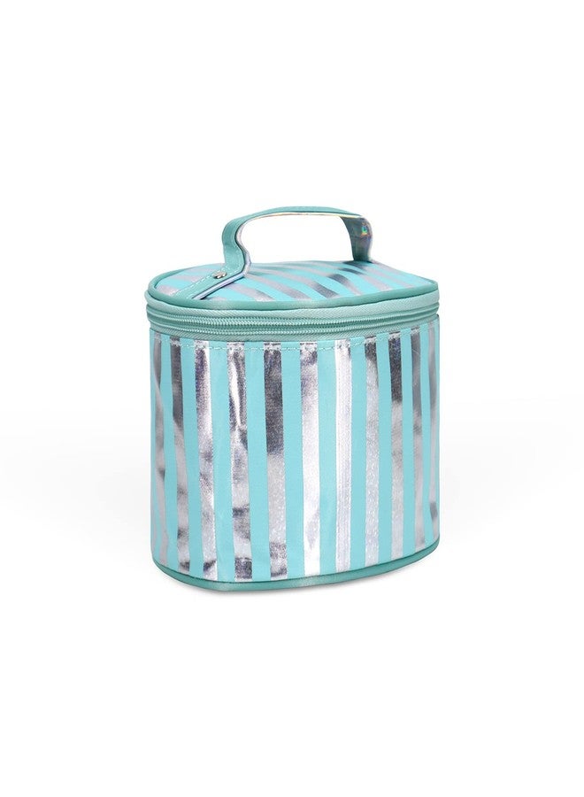 Ayaha Women's and Girl's Flashy Stylish Pouches for Makeup Accessories; Cosmetic; Toiletry Bag; Travel Kits; Vanity Bag (Green) - Image 1