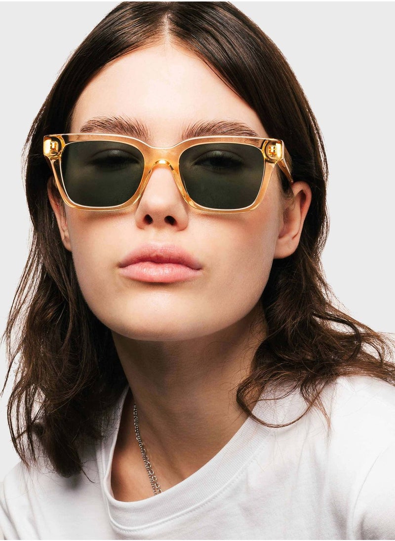 MESSYWEEKEND - Champagne Dean Wayfarers Sunglasses - Image 1