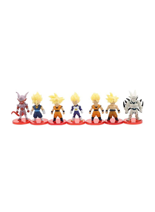 21-Piece Dragon Ball Z Anime Action Figure Toy Set Multicolored 3+ Years 20x5x7cm - Image 2