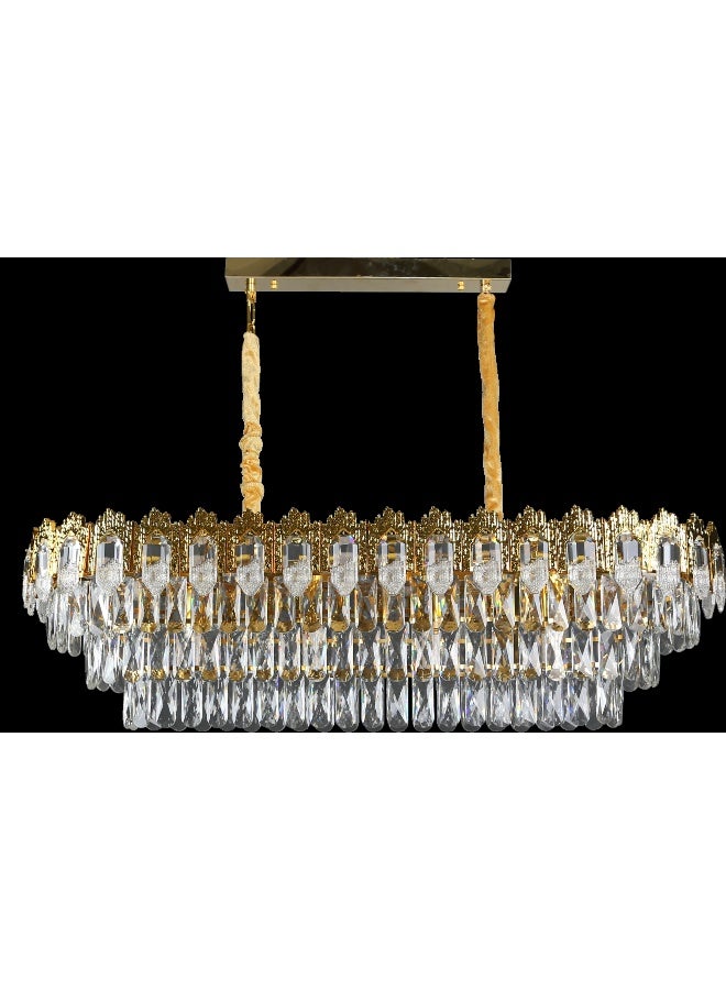 Hummer Modern chandelier, cover, golden color, E14*14L, diameter 40*100 cm  - Image 1