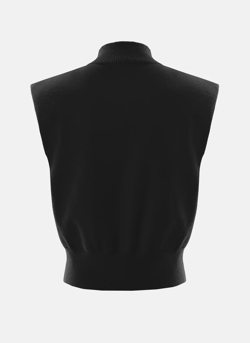 Lichi Knitted top with emphasised shoulders