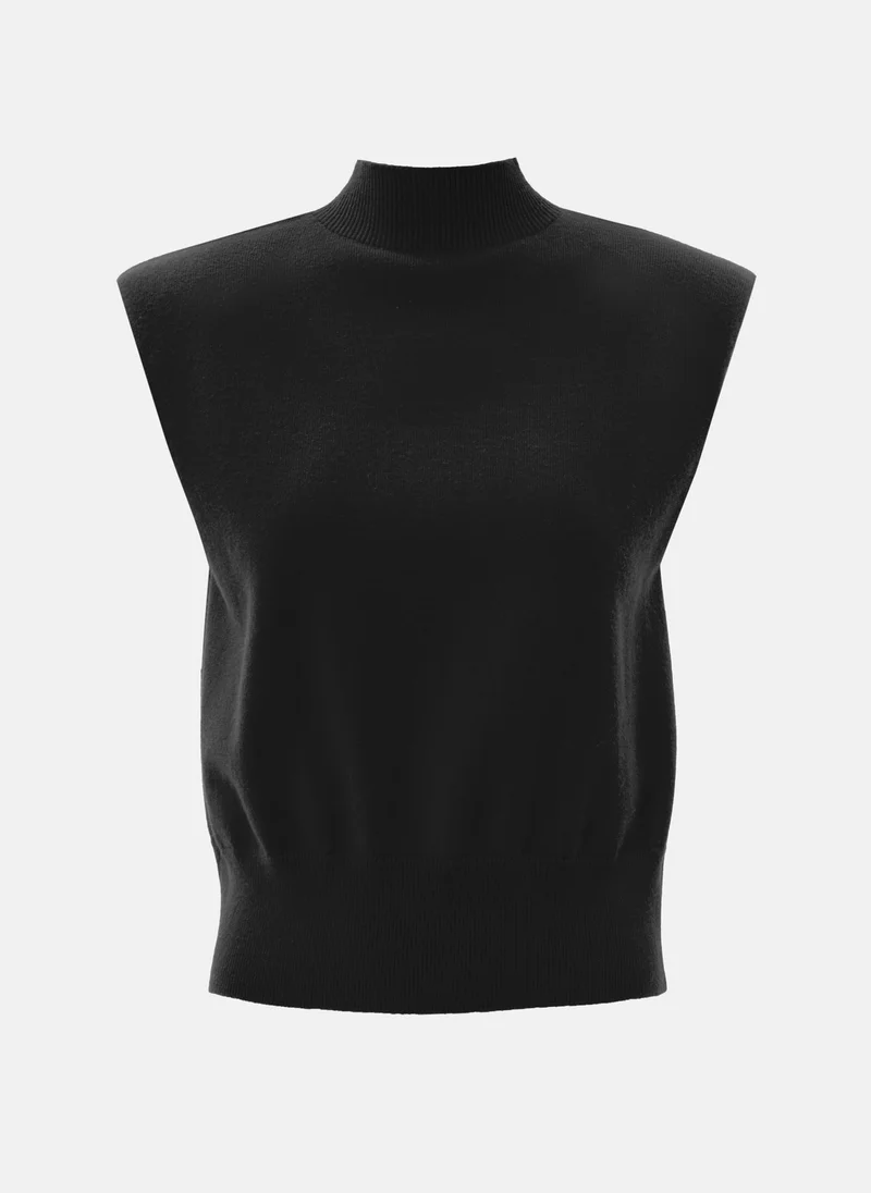 Lichi Knitted top with emphasised shoulders