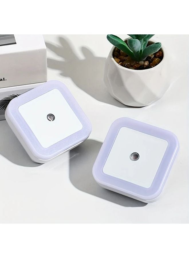 White Smart Night Light Dusk To Dawn Auto On Off For Bedroom Bathroom Hallway - Image 5