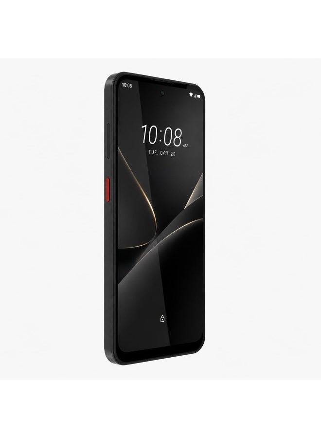 إتش تي سي هاتف ذكي Wildfire E7 Elite 5G ثنائي الشريحة، سعة تخزين 256 جيجابايت، 12 جيجابايت رام، أسود - Image 3