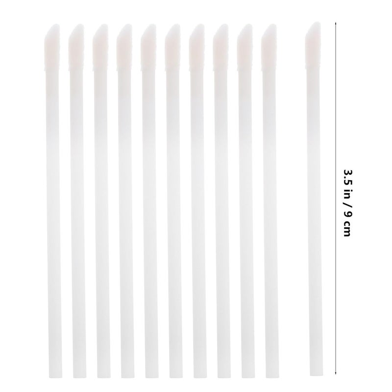 50pcs Disposable Lip Brush Flocked PP Material Soft Bristles Precise Lipstick Lip Gloss Applicators Travel-friendly Makeup Tools for Women and Professionals - Image 2