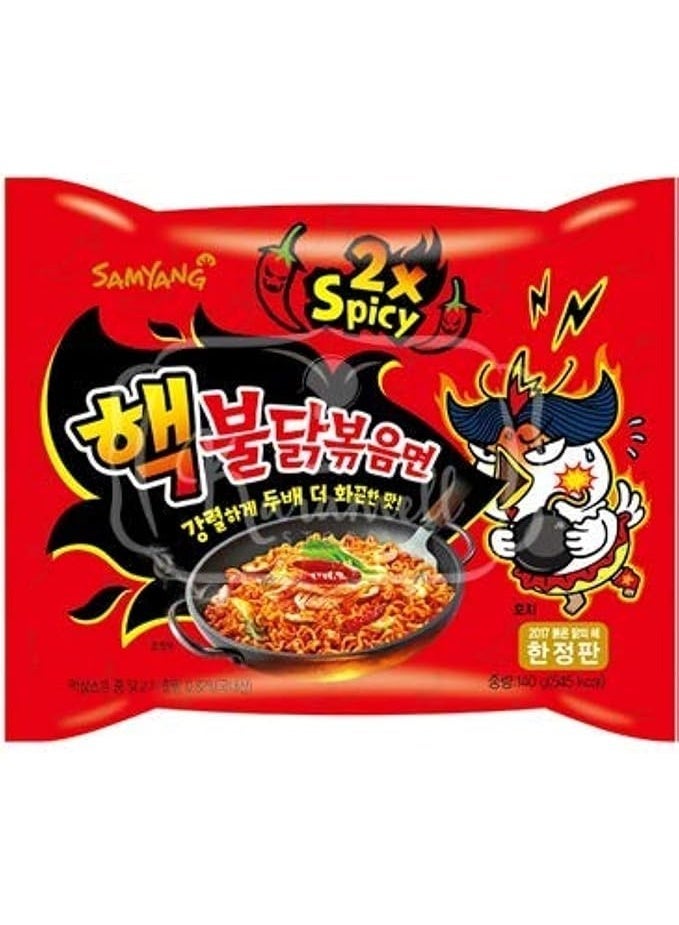 ساميانغ نودلز رامن  x2 بنكهة الدجاج الكوري الساخن - 140 جرام - Image 1