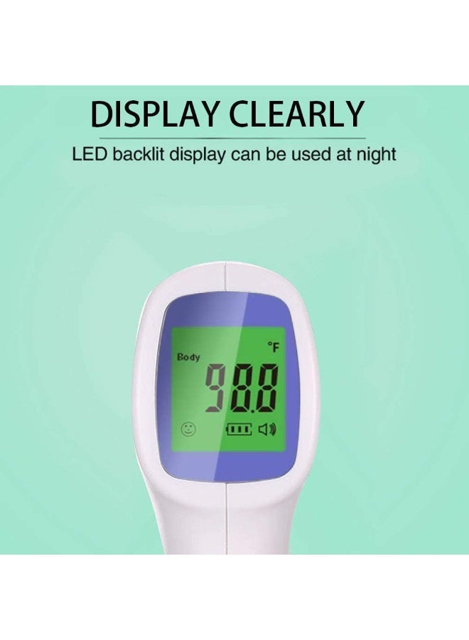 Non-Contact Infrared Forehead Thermometer Gun – Accurate & Fast Digital Reading with 3-Color Backlight for Adults & Kids - Image 3