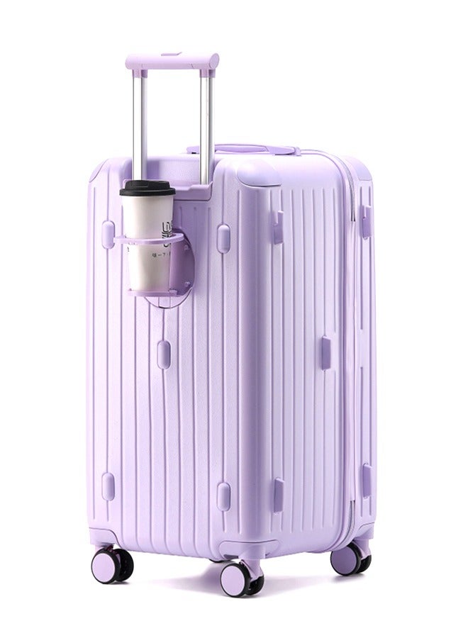 خفيفة الذهاب الأمتعة LIGHTGO 7610 اللون الأرجواني حقيبة كبيرة الحجم ABS مزيج PC حقيبة صندوق الأمتعة الأمتعة 29 بوصة مع TSA السفر  - Image 3