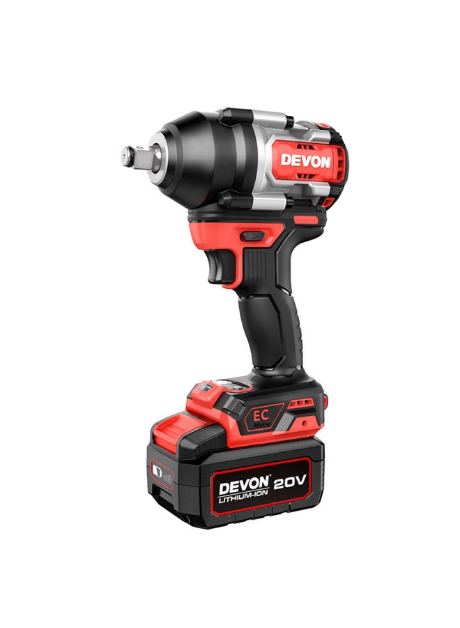 Devon Impact Wrench, Industrial-grade Brushless High-torque, For Engineering Machinery Repair, Auto Repair, And Frame Workers, Pneumatic Impact Wrench 5759 Bare Tool - Image 4