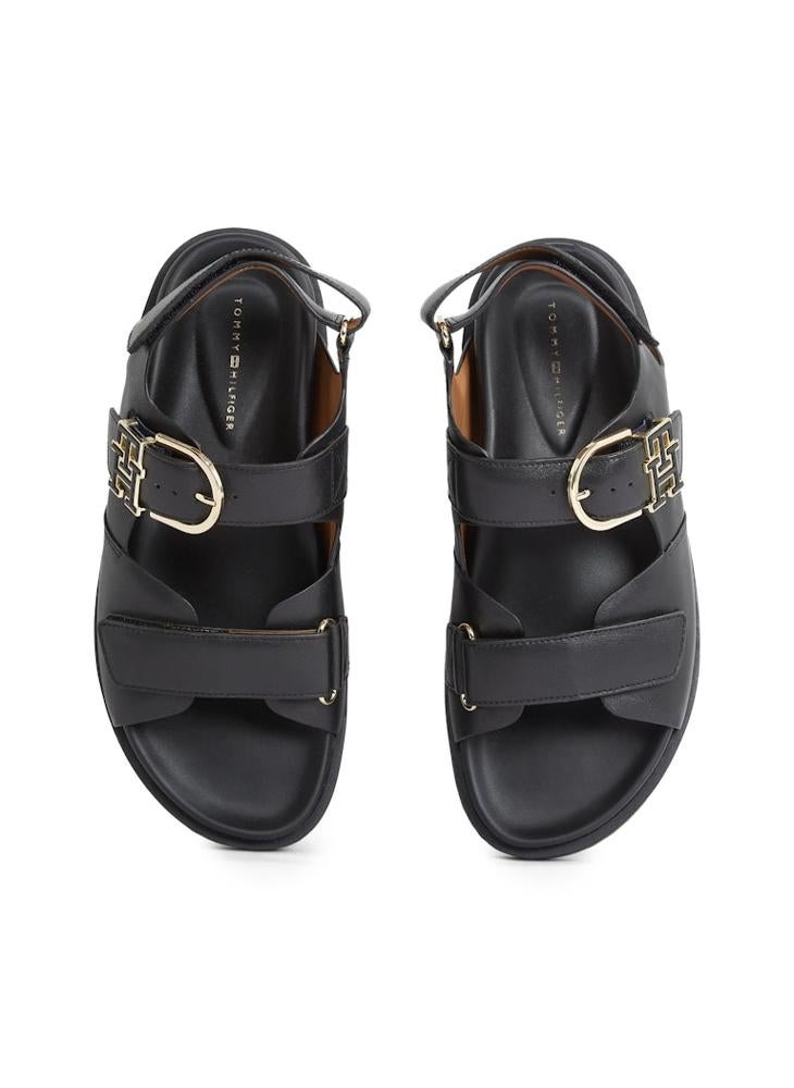 TOMMY HILFIGER Leather Sporty Sandal  - Image 5