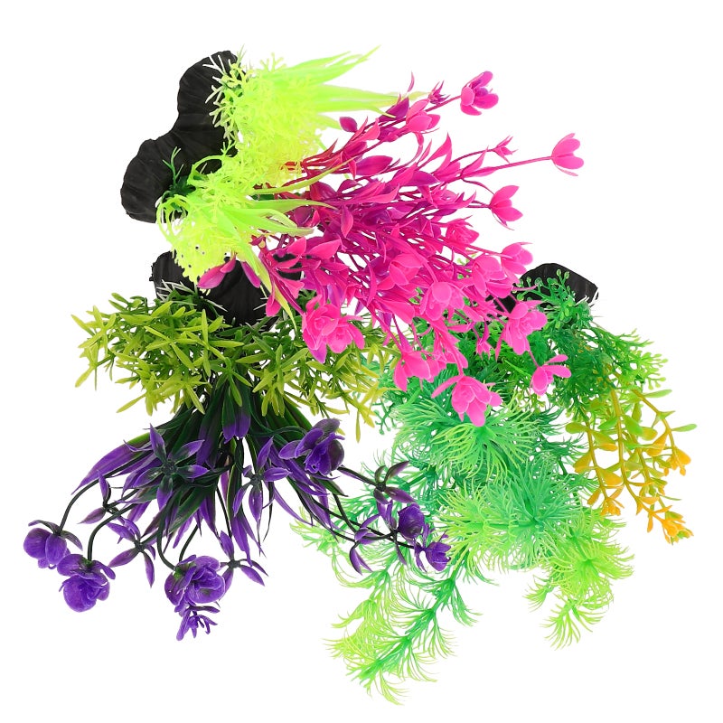 3pcs Artificial Aquarium Plants: Aquatic Simulation Water Plants Decor Fish Decorations Ornament Reptiles Desktop Accessories - Image 4