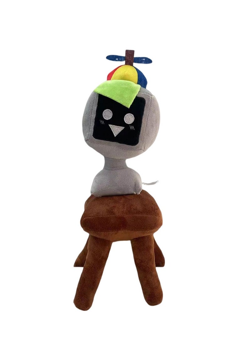 Rhythm Box Sprunki Game Peripheral 40cm Plush Toy, Realistic Cute Soft Plush Doll, Gift for Boys and Girls Game Fans (Mr. Computer) - Image 1