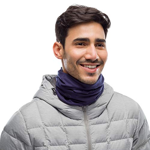 Buff Original EcoStretch Neck Gaiter, UPF 50 Sun Protection, Breathable, Versatile, Quick Dry Face Mask, Night Blue, Adult Size - Image 2