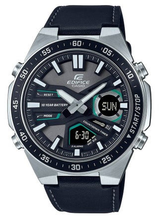 Edifice Men's Analog Digital Black Leather Band Round Dial Wrist Watch EFV-C110L-1AVDF - pzsku/Z14410C8A70302F896CCDZ/45/1746222596/ba758eca-46e8-4827-b4d2-ad84624d91b7