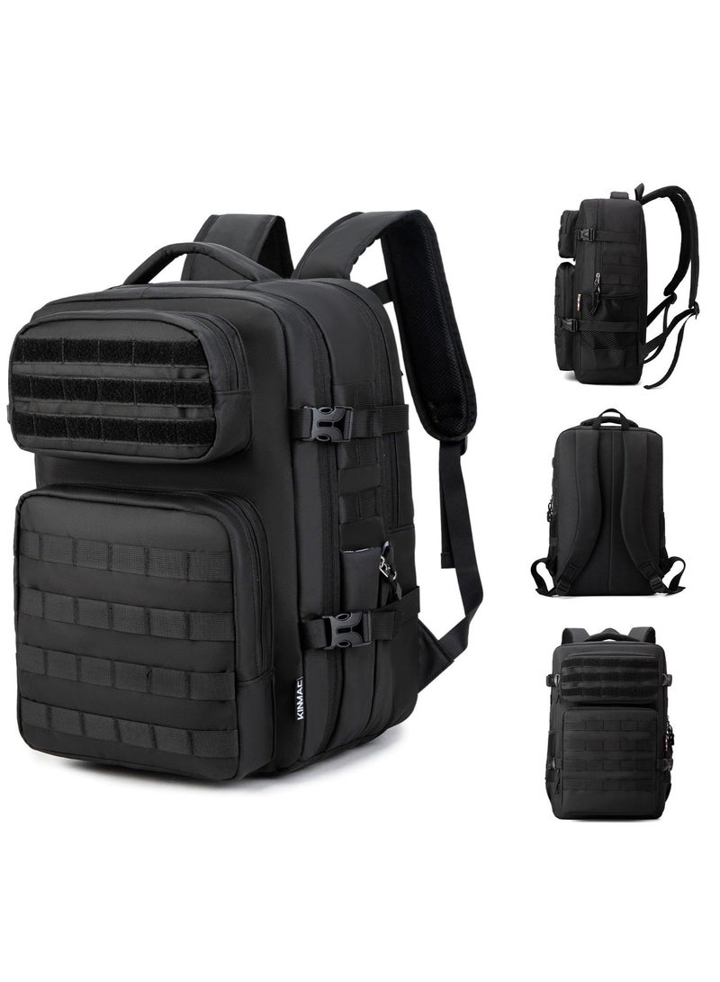 WALALLA Lightweight Large Survive Capacity Camping Hiking Backpack, Hunting Backpack, Waterproof Tactical Backpack, Rucksack Outdoor Traveling Daypacks, Traveling Bag - Image 1