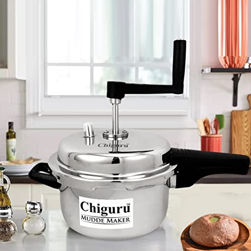 Chiguru Stainless Steel 3.5 liters Outer Lid Mudde Maker - Image 3