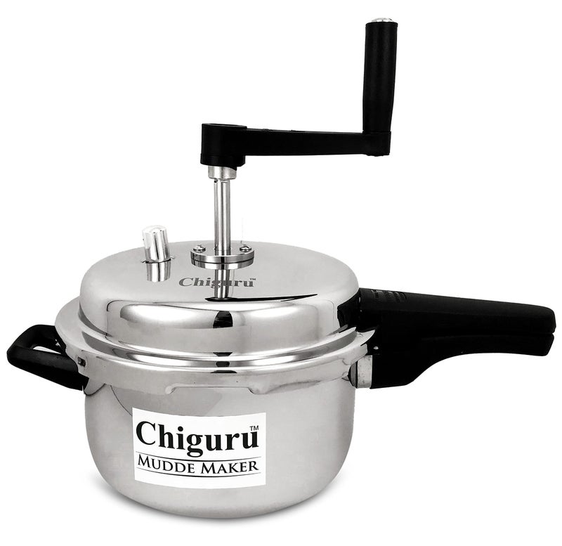 Chiguru Stainless Steel 3.5 liters Outer Lid Mudde Maker - Image 4