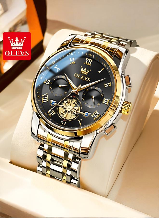 Men's Luxury Wristwatch with Radiant Design and Mechanical Movement - Image 1