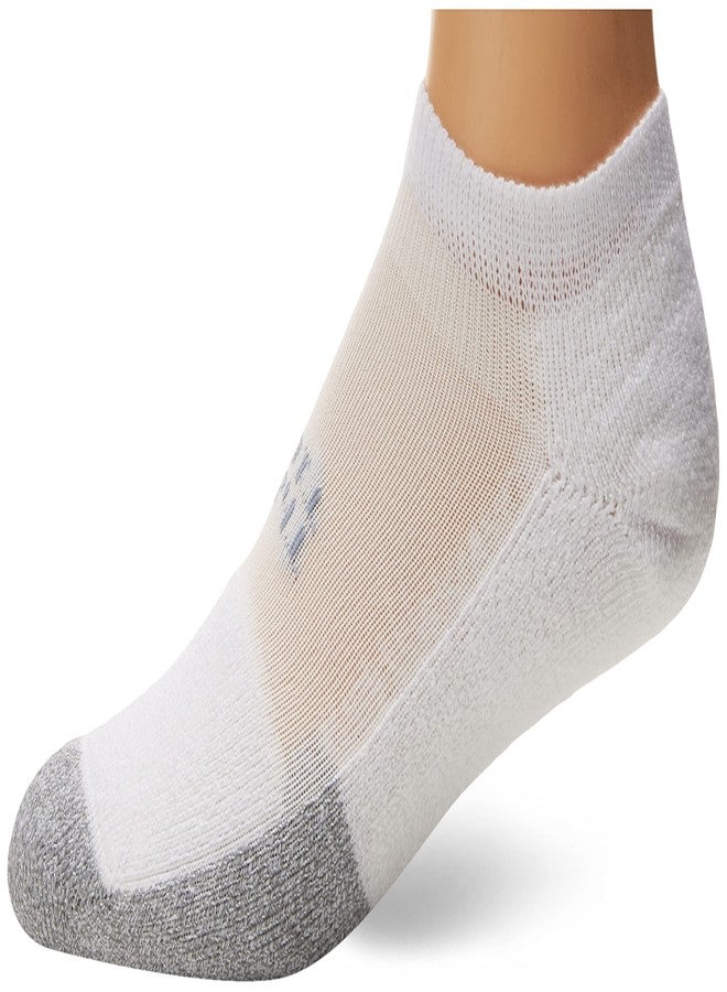 Thorlos Mens T1ccu Thin Cushion Low Cut Tennis-socks, White, Medium US - Image 1