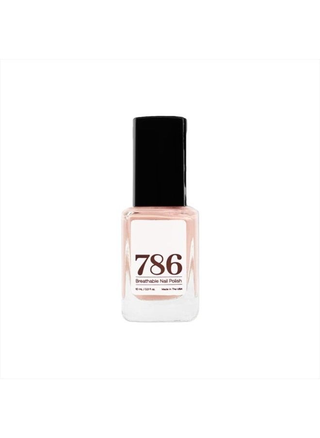 786 Cosmetics طلاء أظافر قابل للتنفس - طلاء أظافر نباتي، خالٍ من القسوة، صحي، حلال، طلاء أظافر سريع الجفاف (داكار)  - Image 1