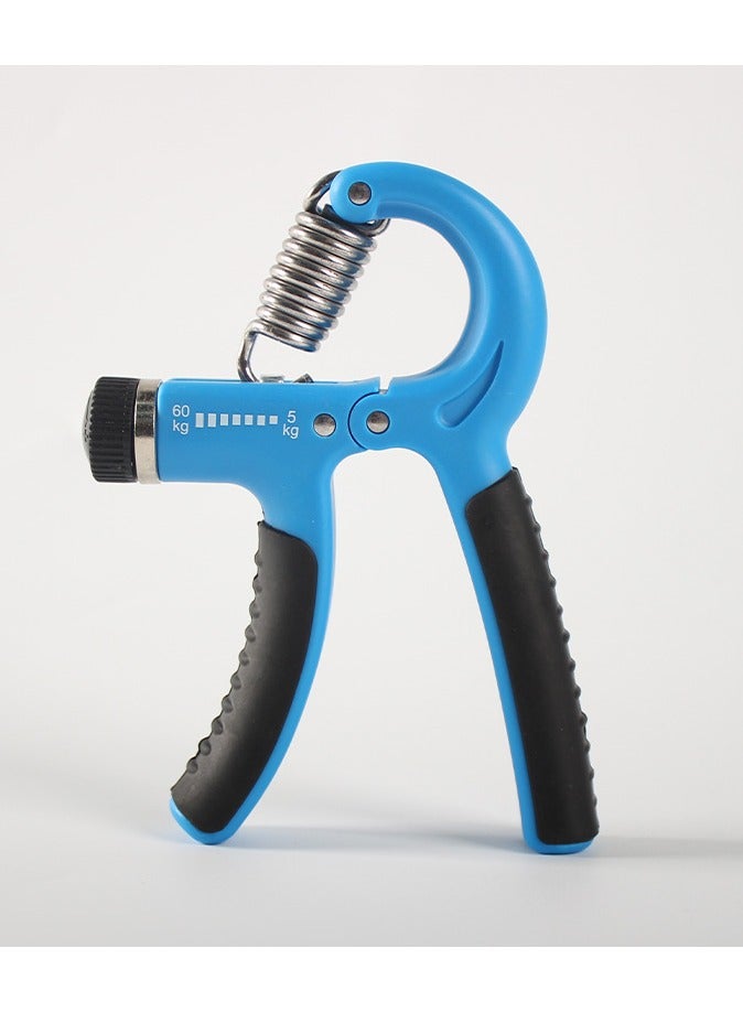Generic 5-60Kg Adjustable Hand Grip Strengthener Exerciser, Black/Blue  - Image 1