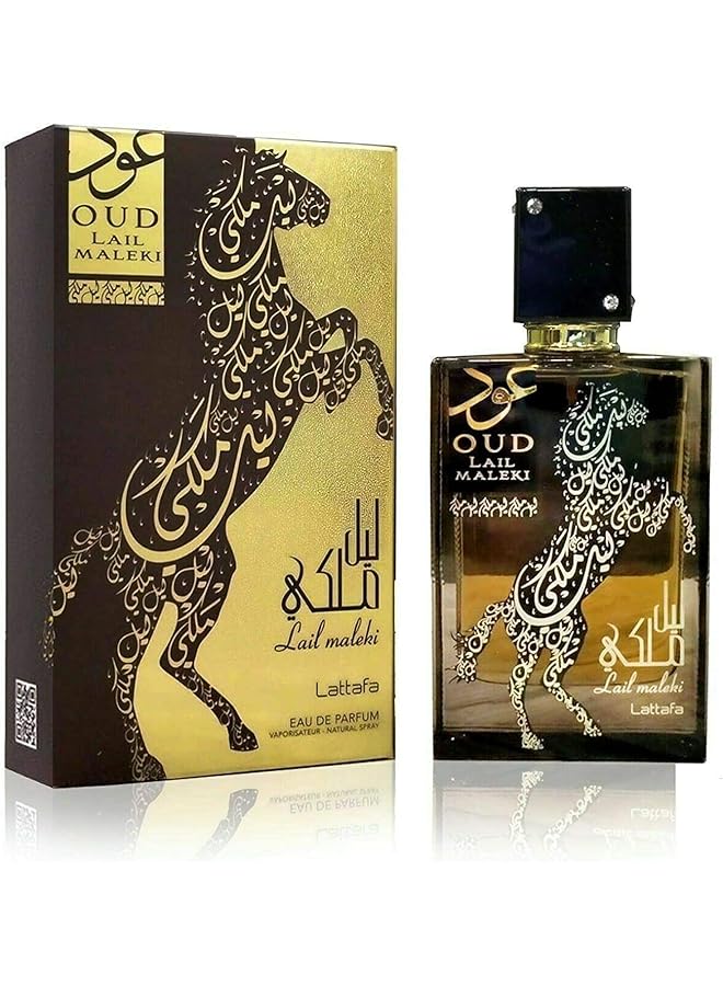 Lattafa Oud Lail Maleki Eau De Parfum Spray 100Ml - Image 1