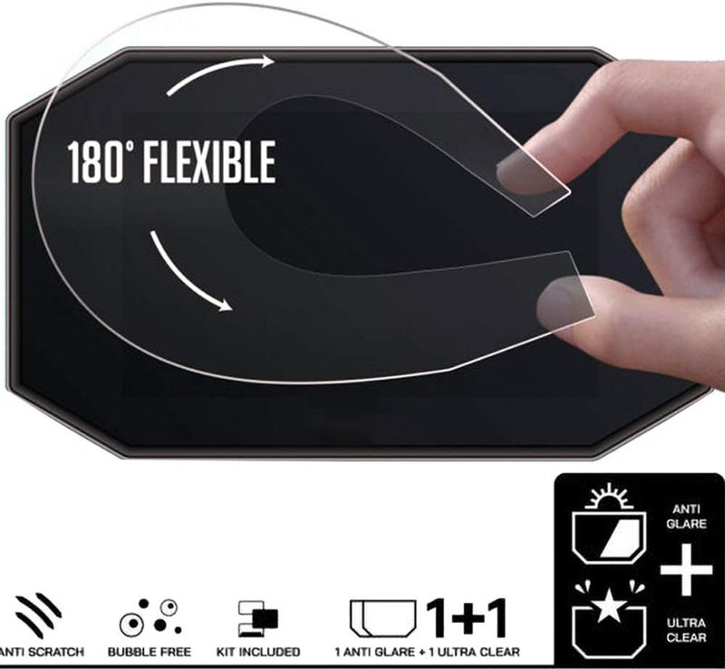 DEMULAX Motorcycle Dashboard Protection Film for Yamaha MT-09 FZ-09 - Image 5