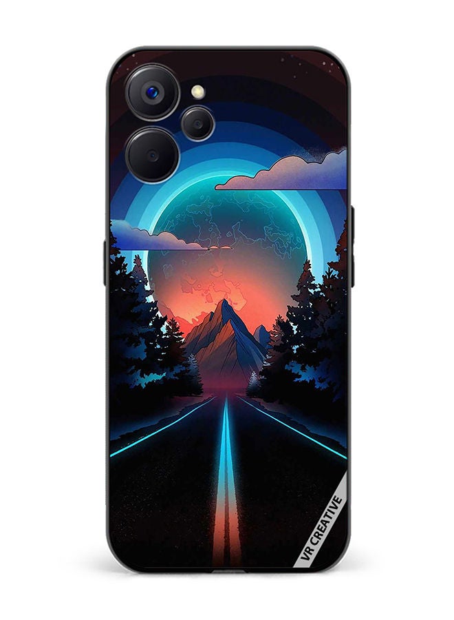 VR CREATIVE Protective Case Cover For Realme 10 5G Road To Paradise Design Multicolour - Image 1