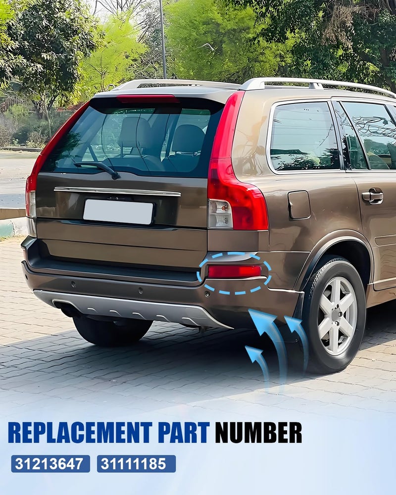 ANODZU Red Right Rear Bumper Trim Reflector Lights Replacement, Driver Side Taillights Brake Lamp without Bulb, Fit for Volvo XC90 2007-2014, Replace 31213647 31111185 - Image 4