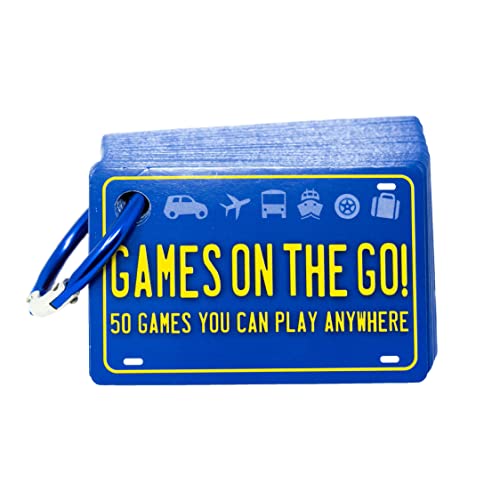 Continuum Games Games on the Go by Continuum Games - Portable Roadtrip Family Games to Challenge and Entertain for 2+ players , Blue - Image 1