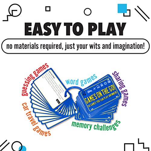Continuum Games Games on the Go by Continuum Games - Portable Roadtrip Family Games to Challenge and Entertain for 2+ players , Blue - Image 3