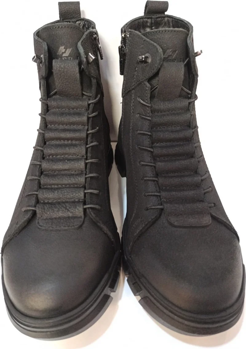 Hammer Jack Aversa Black Men's Genuine Leather Boots 102 20725