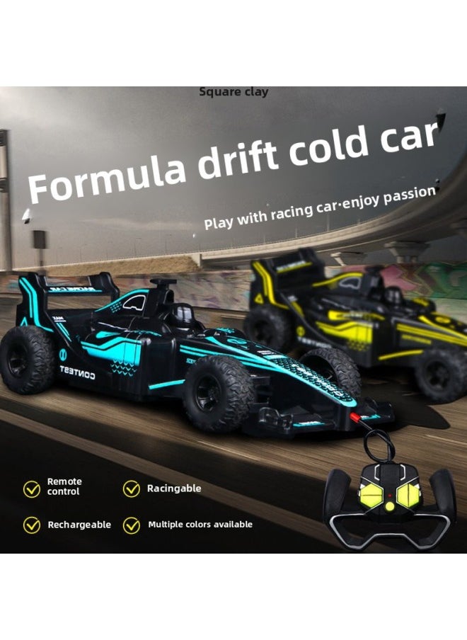 Generic Mini Remote Control Car Charging Fall-resistant Drift F1 Racing Car Wireless Sports Car Professional High-speed Car Children Boy Toy-Color:Four-way Remote Control Racing Car-Proportion:Special Offer [rechargeable Model] 1 Set Of Rechargeable Batteries + Screwdriver  - Image 4