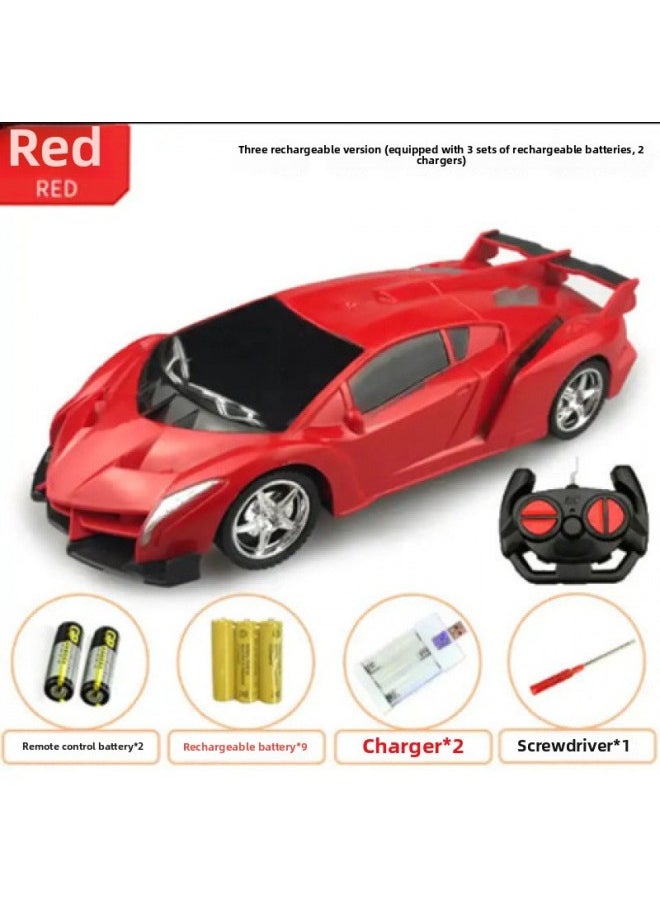 Generic Mini Remote Control Car Charging Fall-resistant Drift F1 Racing Car Wireless Sports Car Professional High-speed Car Children Boy Toy-Color:Four-way Remote Control Racing Car-Proportion:Special Offer [rechargeable Model] 1 Set Of Rechargeable Batteries + Screwdriver  - Image 1