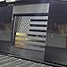 Zxiaochun Rear Middle Window American Flag Decal for Nissan Titan 20132022 2023 2024 Back Center Sliding Window Glass USA Flag Vinyl Sticker Exterior AccessoriesMatte Black - Image 2