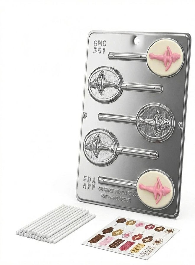 Lollipops Ballerina Lollipop Chocolate Candy Mold 251 - Image 4