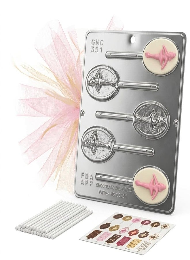 Lollipops Ballerina Lollipop Chocolate Candy Mold 251 - Image 5