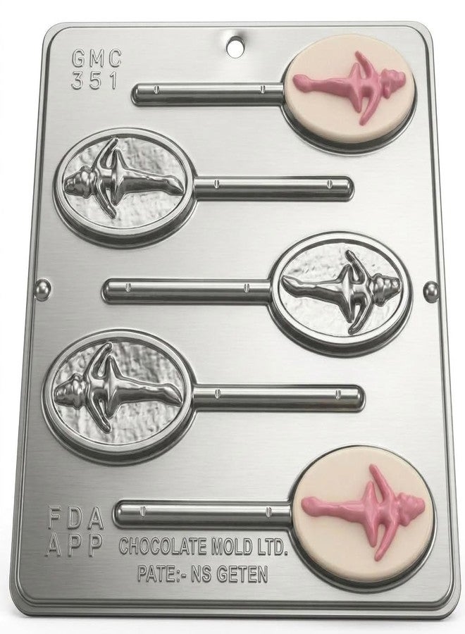 Lollipops Ballerina Lollipop Chocolate Candy Mold 251 - Image 1