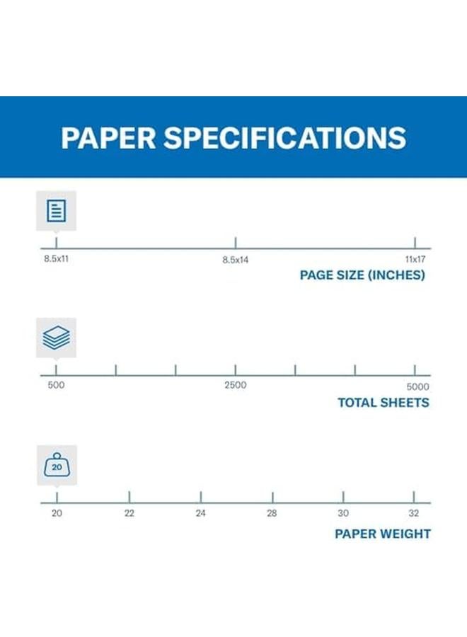 Hammermill Colored Paper 20 Lb Cream Printer Paper 8.5 X 11 1 Ream 500 Sheets Made In The Usa Pastel Paper 168030R - Image 2