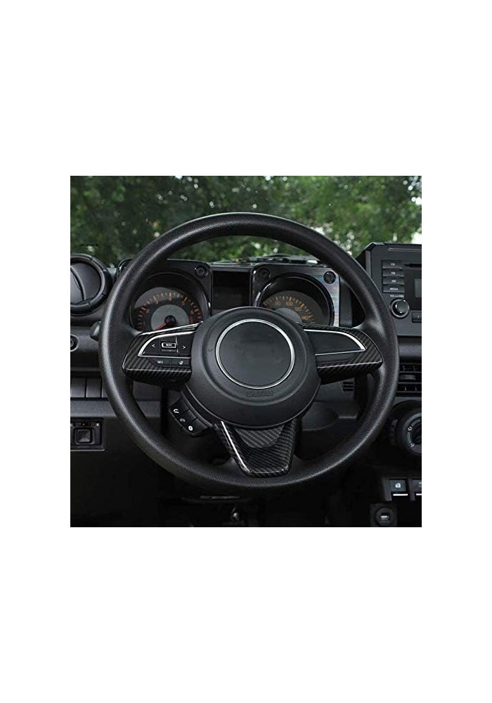 Wivplex Carbon Fiber Steering Wheel Cover Trim for Suzuki Jimny - Image 5