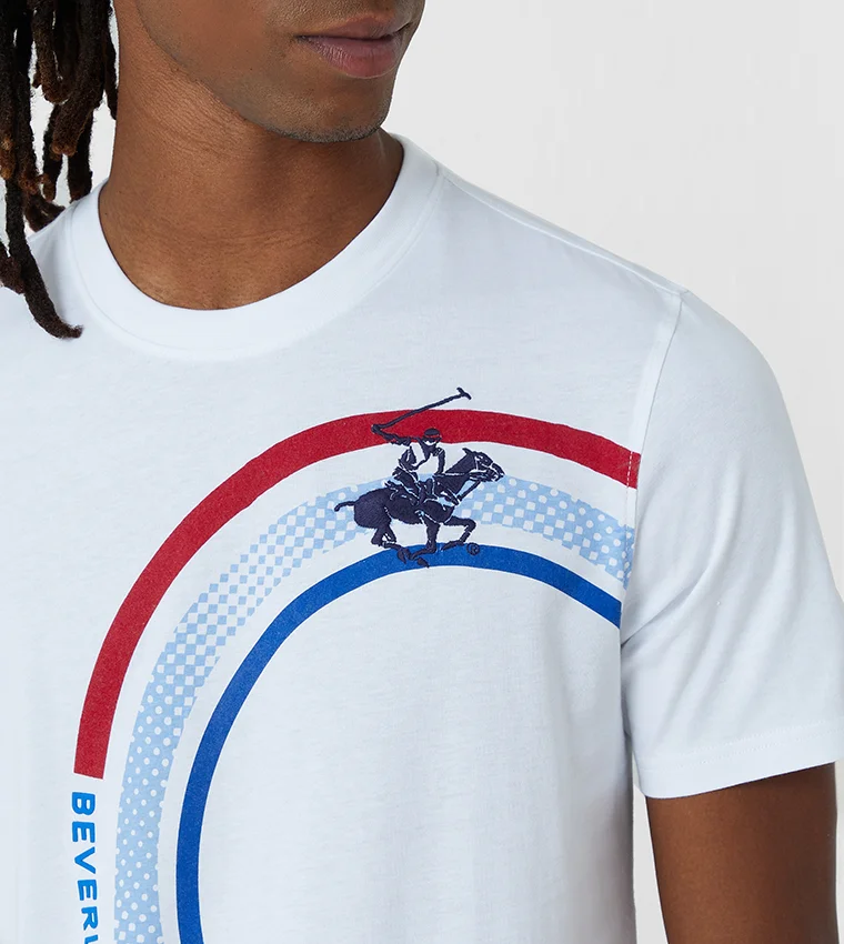 BEVERLY HILLS POLO CLUB  Beverly Hills Polo Club Crew Neck T-Shirt for Men | Best Price UAE