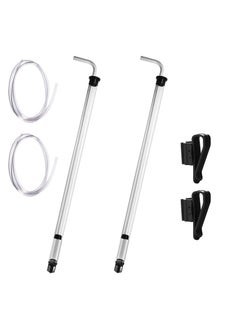 SYOSI 45 cm Auto Siphon Kit with Tubing, 2 Pieces, 17.7 Inch, Built in Pump, Plastic Racking Cane Liquid Processing Filter, Homebrew Fermentation Siphoning Kit with Stabilizer Clip Clamp  - Image 1