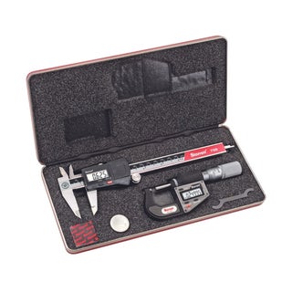 Starrett Basic Electronic Tool Set with 6 Slide Caliper and 1 Micrometer in a Protective Case for Electronic Measuring  Without Output Quick and Easy Adjustment  S766AZ - pzsku/Z1442674FF6B9B90D8F01Z/45/1747233712/67893de6-8d50-4914-a9a6-2fcc28855a37
